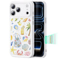 Withe Shell iPhone 17 Pro Max Case compatible with Magsafe