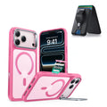 iPhone 17 Pro Max Classic Hybrid Magsfae Case With Magsafe Wallet Frosted Pink