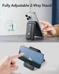 iPhone 17 Classic Hybrid Magsfae Case With Magsafe Wallet Clear Fully Adjustable 2-Way Stand