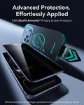 ESR iPhone 17 Pro Max Privacy Screen Protector with Armorite Tempered Glass Advanced Protection,  Effortlessly Applied