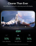 ESR iPhone 17 Pro Max UltraFit Armorite Screen Protector clearer than ever