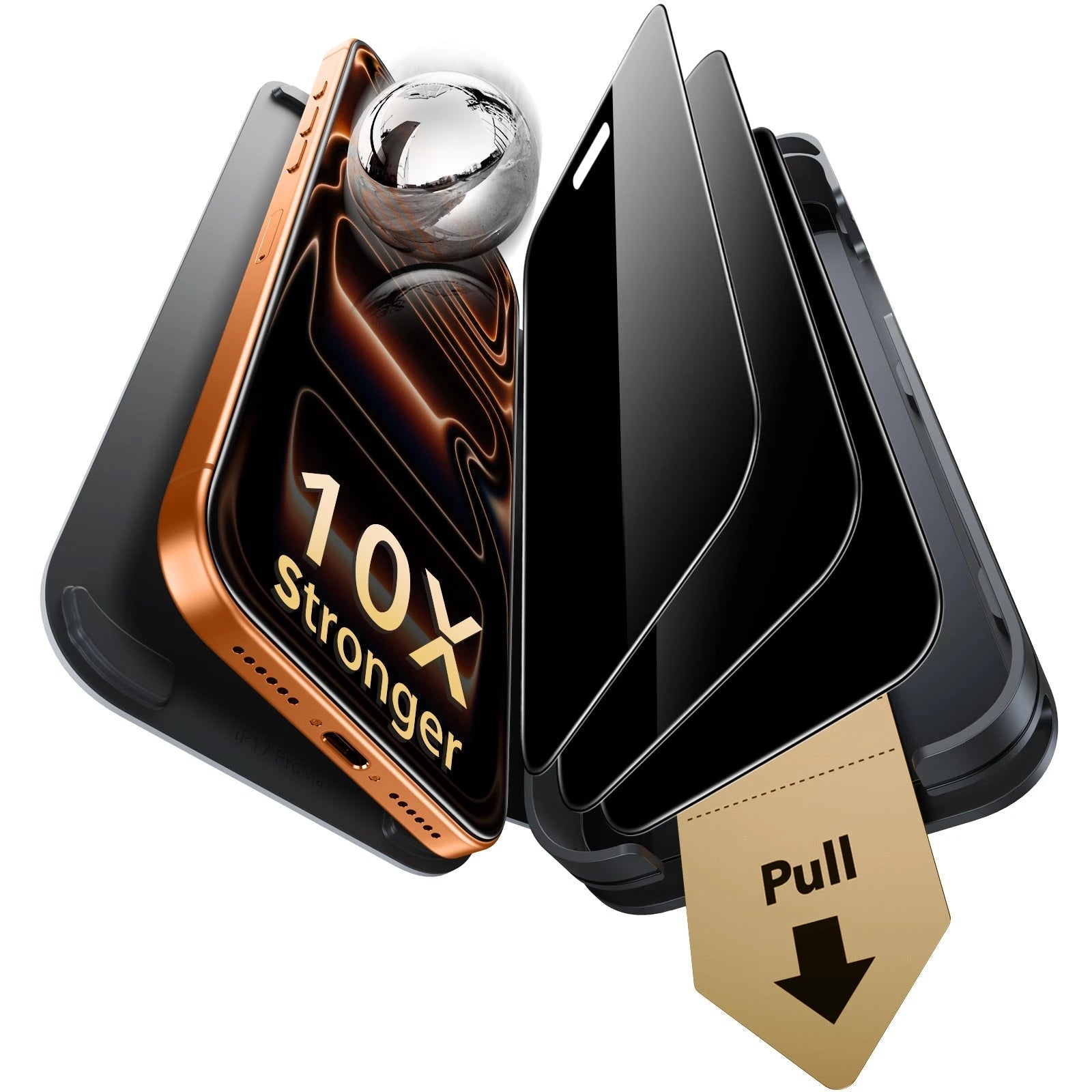 ESR iPhone 17 Pro Corning Glass Privacy Screen Protector