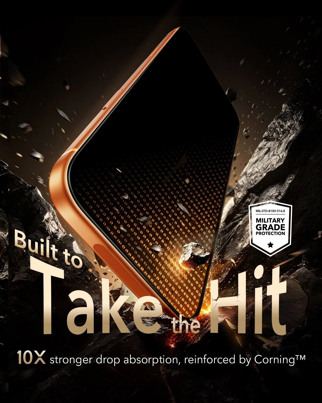 ESR iPhone 17 Pro Screen Protector with Corning Glass Built to take the hit