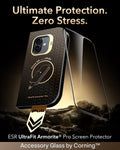 ESR iPhone 17 Screen Protector with Corning Glass 2 Pack Ultimate Protection.  Zero Stress.