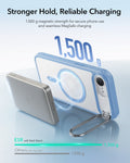 ESR  iPhone 17e Classic Hybrid Magsafe Case with Stand Frosted Light Blue Stronger Hold, Reliable Charging