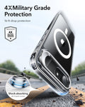ESR iPhone 17e Classic Hybrid Magsafe Case with Stand Clear 4X Military-Grade Protection