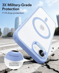 ESR iPhone 17e Classic Hybrid Magsafe Case Frosted Light Blue 3X Military-Grade Protection