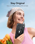 ESRiPhone 17e Classic Hybrid Magsafe Case with Stand Clear Black Stay Original