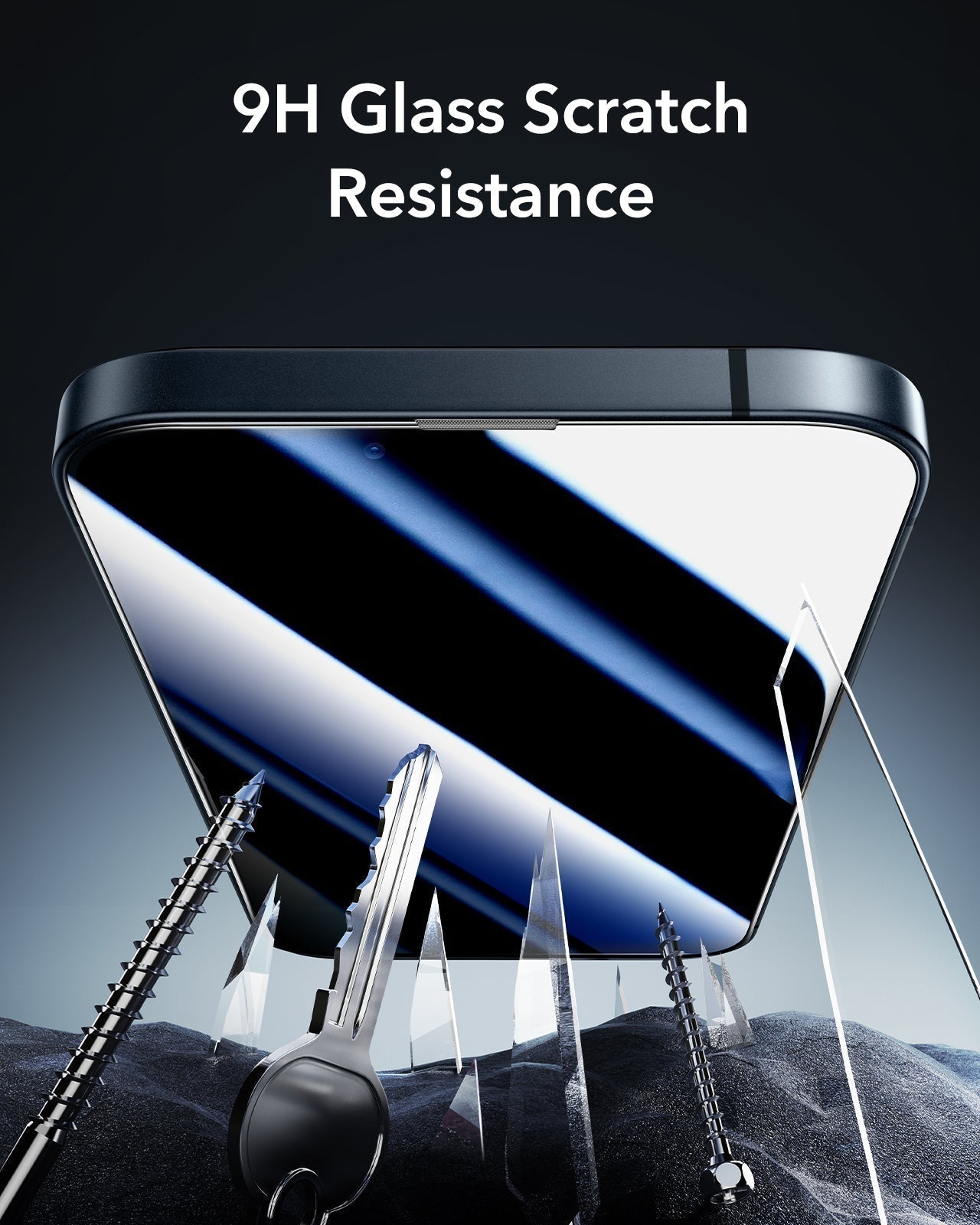 iPhone 17e Armorite Tempered Glass Privacy Screen Protector 9H Glass Scratch Resistance