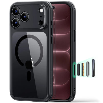 Clear Black iPhone 18 Pro Max Magsafe Slim Phone Case 