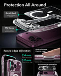 ESR Clear Shimmer iPhone 18 Pro Magsafe Slim Phone Case Protection All Around