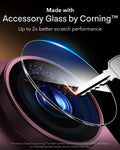 ESR Deep Burgundy iPhone 18 Pro Max Corning Glass Camera Lens Protector Made with Accessory Glass by Corning™