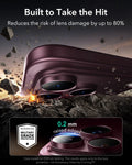 ESR Deep Burgundy iPhone 18 Pro Max Corning Glass Camera Lens Protector Built to Take the Hit 