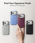 ESR Light Gray Leather iPhone 18 Pro Max Magsafe Case with Stand Find Your Signature Finish