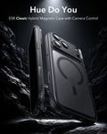 ESR Frosted Black iPhone 18 Pro Magsafe Slim Phone Case Hue Do You