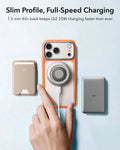 ESR Frosted Orange iPhone 18 Pro Max Magsafe Slim Phone Case with Stand Slim Profile, Full-Speed Charging