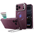 ESR Deep Burgundy iPhone 18 Pro Max Tough Phone Case Magsafe with Stand