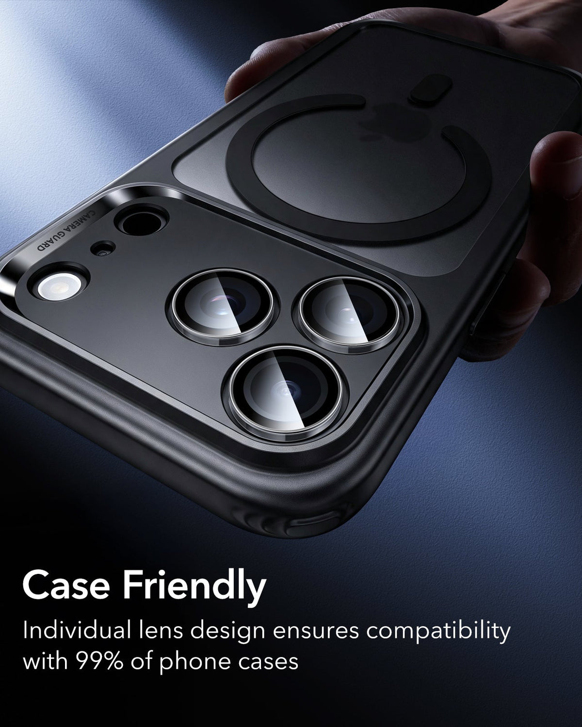 ESR Clear iPhone 18 Pro/Pro Max Armorite Camera Lens Protector Case Friendly