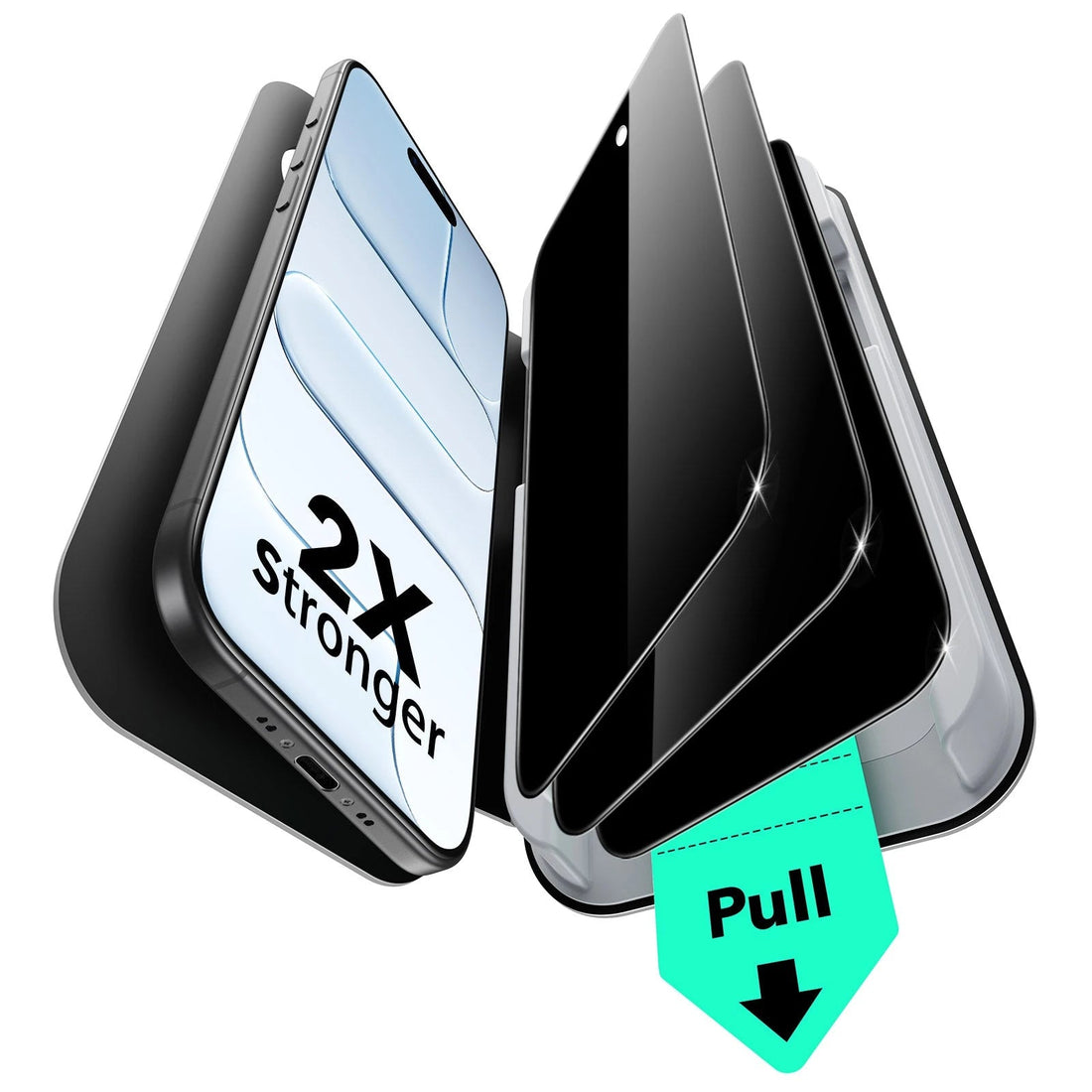 iPhone Air UltraFit Classic Privacy Screen Protector - 3 Pack ESR ESR
