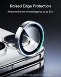 esr Silver iPhone Duo Armorite Camera Lens Protector Raised Edge Protection