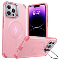 iPhone 13 Pro Max Cyber Tough Magnetic Case (Stash Stand) - Pink ESR ESR