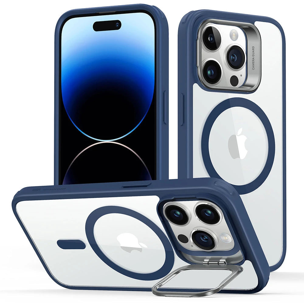 iPhone 14 Pro Classic Hybrid Case Stash Stand Clear