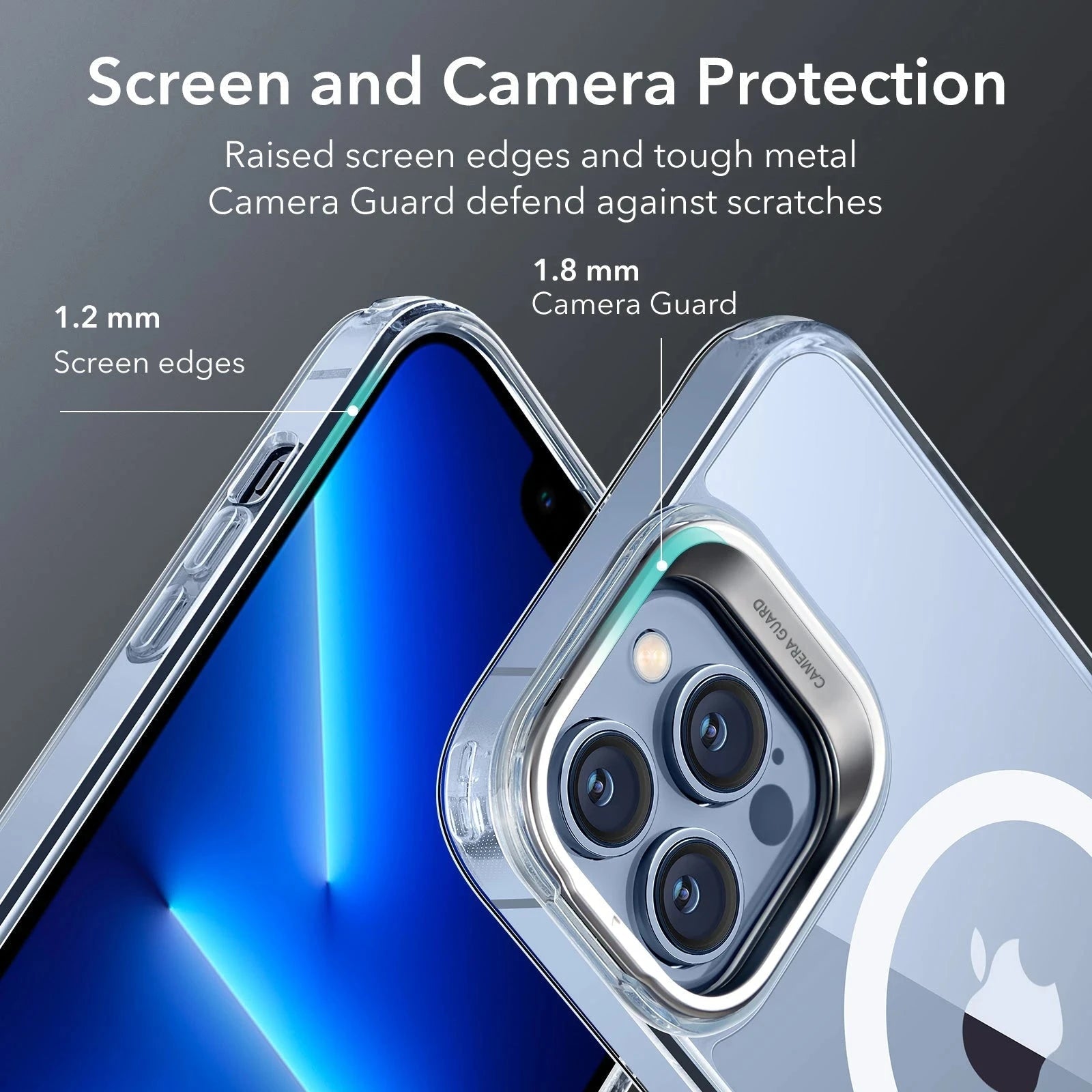 iPhone 13 Pro Classic Hybrid Case with Stash Stand (HaloLock) - Clear ESR ESR