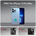 iPhone 13 Pro Max Armor Tough Case with Stash Stand (HaloLock) - Clear Blue ESR ESR