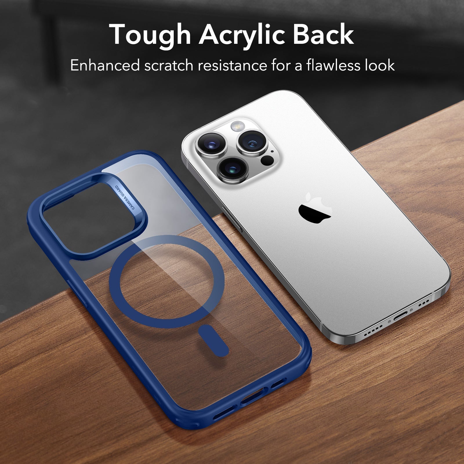 iPhone 14 Pro Classic Hybrid Case (HaloLock) - Clear Blue ESR ESR