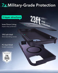 iPhone 14 Pro Cyber Tough Magnetic Case (Stash Stand) - Purple ESR ESR