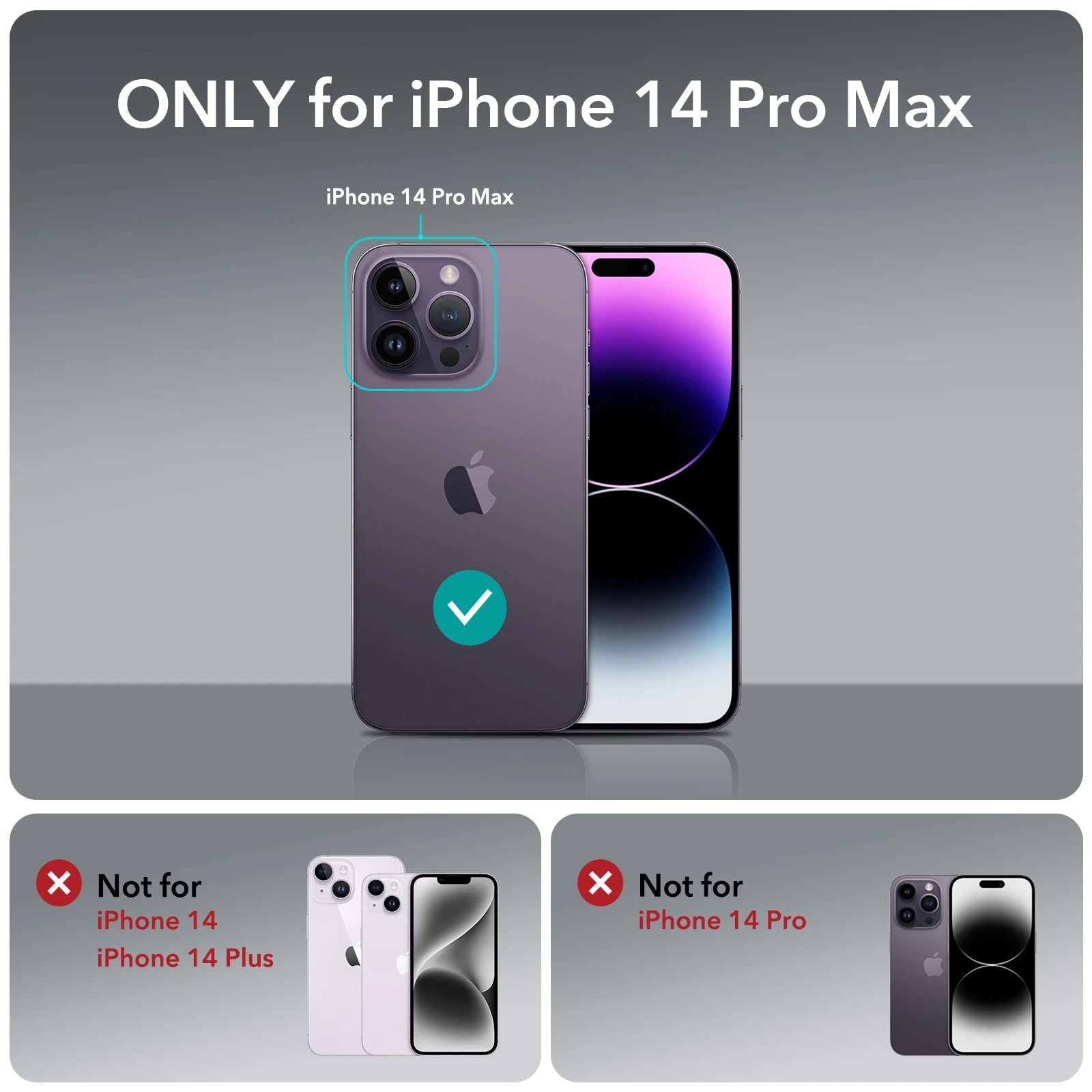 iPhone 14 Pro Max Armor Tough Case (HaloLock) - Clear Blue ESR ESR