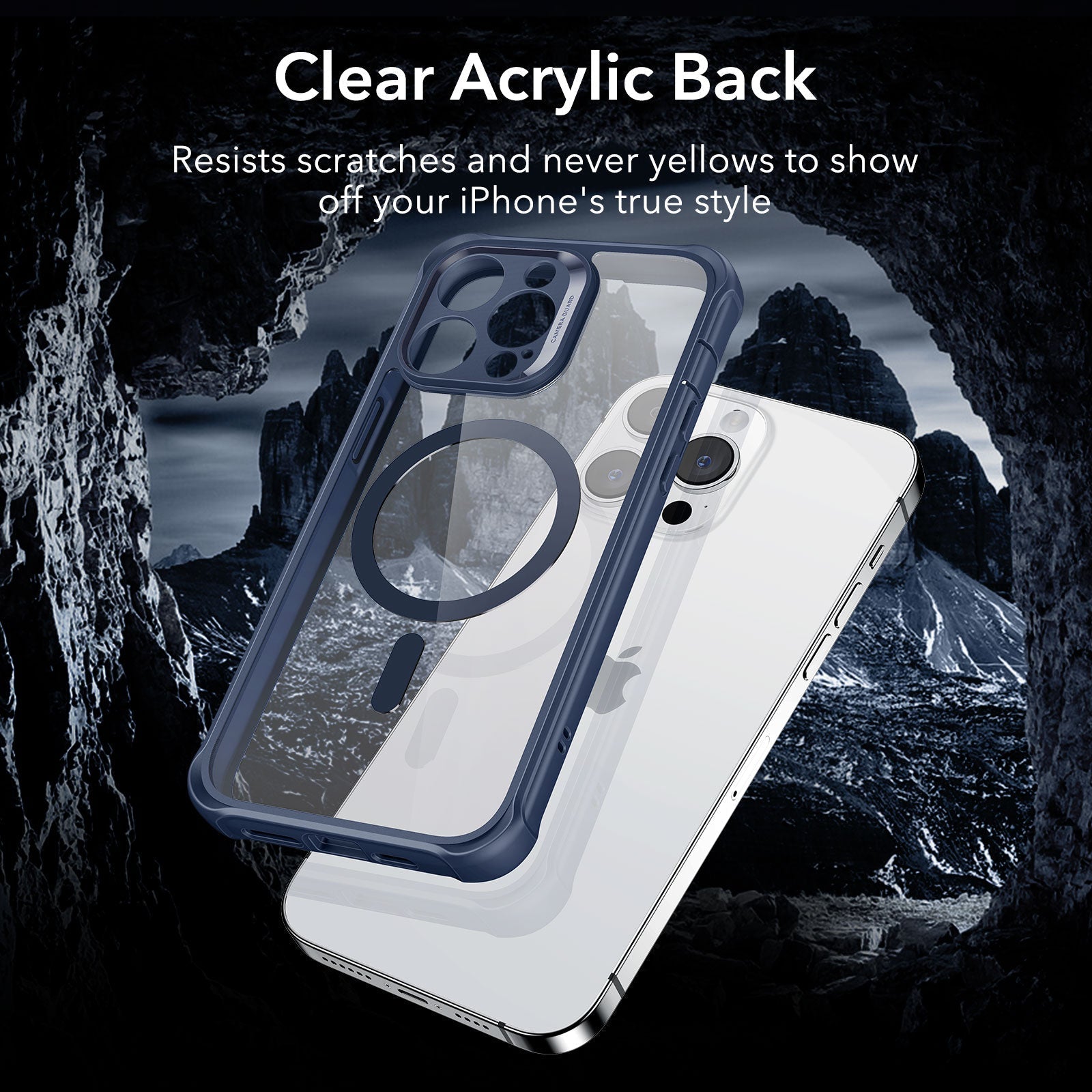 iPhone 14 Pro Max Armor Tough Case (HaloLock) - Clear Blue ESR ESR