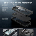 iPhone 15 Armor Tough Case (HaloLock) - Clear Black ESR