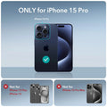 iPhone 15 Pro Air Armor Clear Case - Clear - ESR 