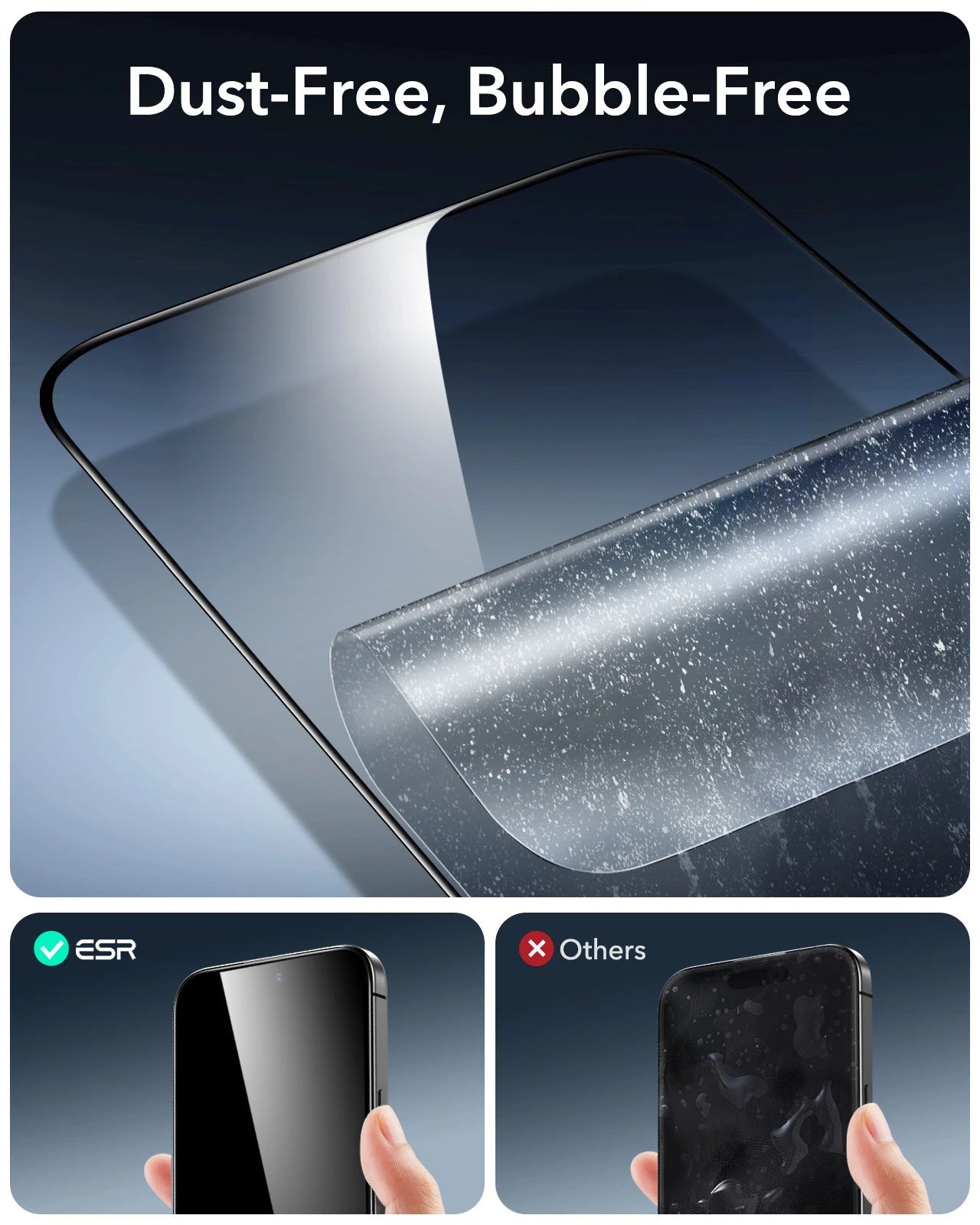 iPhone 15 Pro UltraFit Armorite Screen Protector - 3 Pack ESR ESR