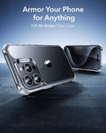 iPhone 15 Pro Max Air Armor Clear Case - Clear Dark Blue ESR ESR