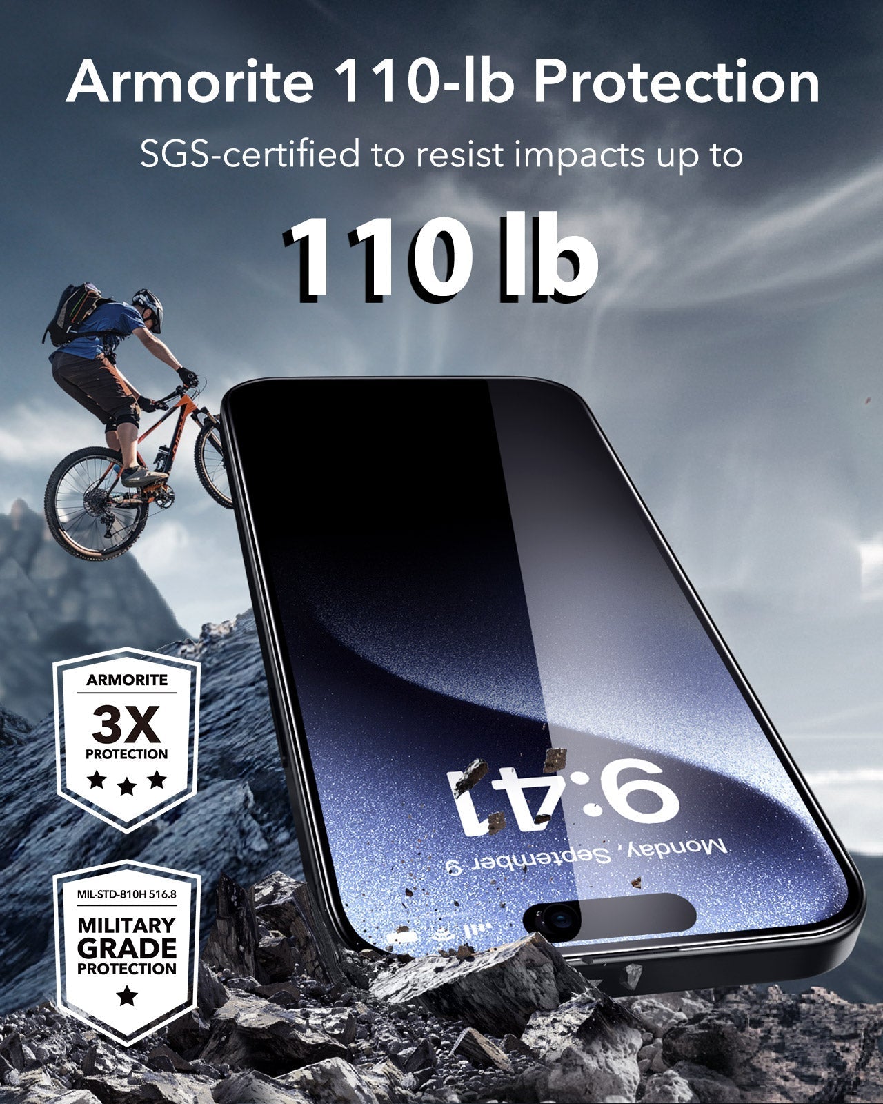 iPhone 15 Pro Max UltraFit Armorite Privacy Screen Protector - 3 Pack ESR ESR
