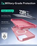 iPhone 15 Pro Max Cyber Tough Case with Stash Stand (HaloLock) - Pink ESR ESR