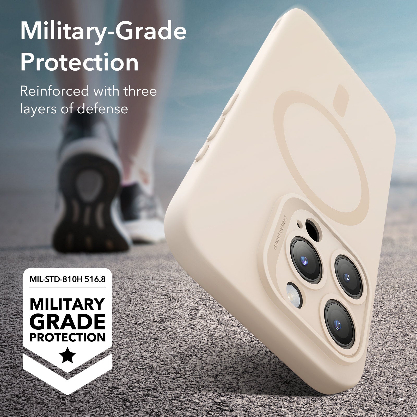 iPhone 15 Pro Cloud Soft Case (HaloLock) - Dark Blue ESR ESR