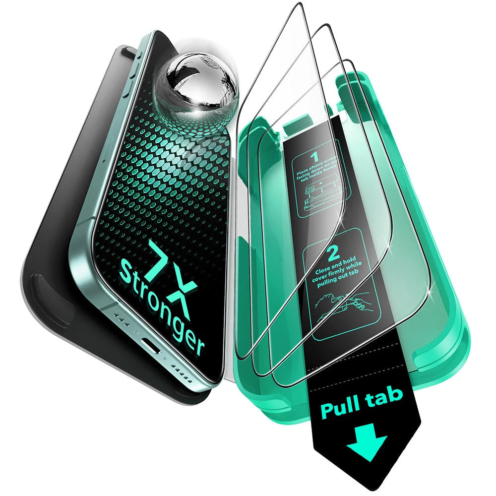 iPhone 16 15 Armorite Screen Protector 3 Pack