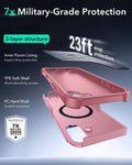 iPhone 16 Cyber Tough Magnetic Case (Camera Control, Stash Stand) - Pink ESR ESR