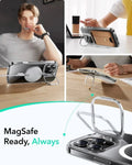 iPhone 16 Pro Classic Hybrid Magnetic Case (Camera Control, Stash Stand) & Privacy Screen Protector Bundle - Clear ESR ESR