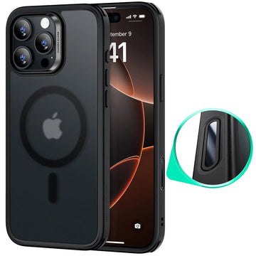 iPhone 16 Pro HaloLock Classic Hybrid Case (Camera Control) - Frosted Black ESR ESR