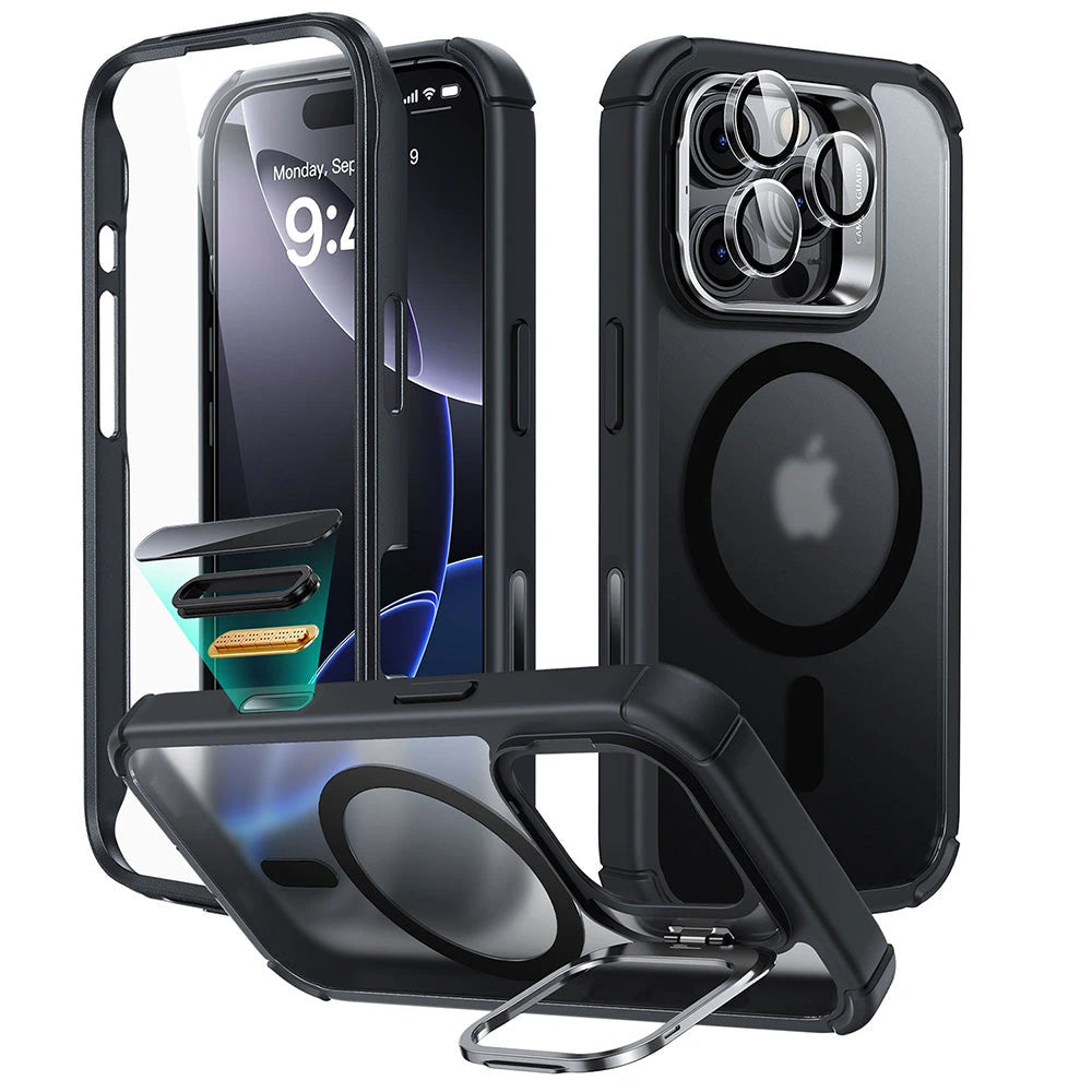 iPhone 16 Pro Armor Tough Magnetic Case Frosted