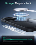 iPhone 16 Pro Armor Tough Magnetic Case (Camera Control, Stash Stand) - Frosted Black ESR ESR