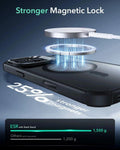 iPhone 16 Pro Armor Tough Magnetic Case (Camera Control, Stash Stand) - Clear Black（复制） ESR ESR