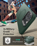 iPhone 16 Pro Cloud Soft Magnetic Case (Camera Control, Stash Stand) - Green ESR ESR