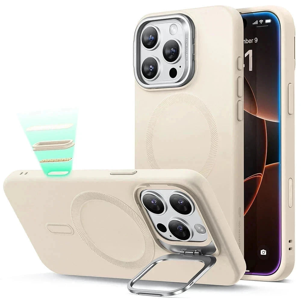 iPhone 16 Pro Cloud Soft Magnetic Case (Camera Control, Stash Stand) - Grey ESR ESR