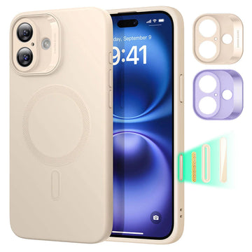iPhone 16 Cloud Soft Magnetic Case (Camera Control) - Light Tan ESR ESR