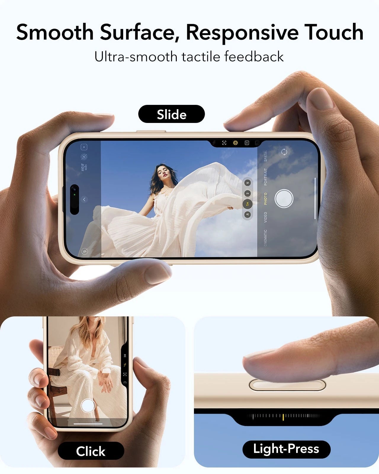 iPhone 16 Cloud Soft Magnetic Case (Camera Control) - Light Tan ESR ESR